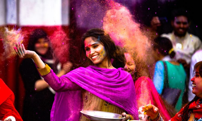 holi girl indian india dance fun 2416686